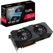 Asus Radeon Dual RX 5600XT 6GB OC 192Bit GDDR6 (DX12) PCI-Express 4.0 Ekran Kartı (DUAL-RX5600XT-T6G-EVO)