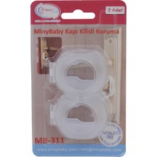 Miny Baby Kapı Kilidi Koruma (Mandallı Barel Kilit) 2’li