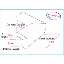 Portakal Safety 4 Adet Kauçuk Köşe Koruyucu