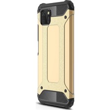 Microsonic Huawei Y5P Kılıf Rugged Armor Gold