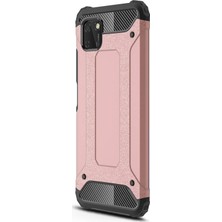 Microsonic Huawei Y5P Kılıf Rugged Armor Rose Gold