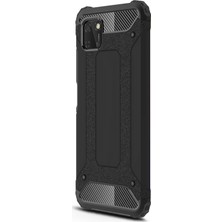 Microsonic Huawei Y5P Kılıf Rugged Armor Siyah