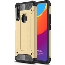 Microsonic Huawei Y6P Kılıf Rugged Armor Gold