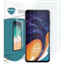 Microsonic Samsung Galaxy A60 Ekran Koruyucu Nano Glass (3 Pack) Şeffaf