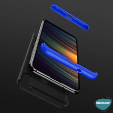 Microsonic Samsung Galaxy M11 Kılıf Double Dip 360 Protective Siyah - Kırmızı