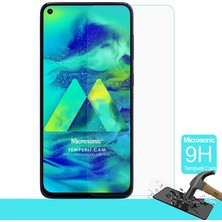 Microsonic Samsung Galaxy M40 Tempered Glass Ekran Koruyucu Şeffaf