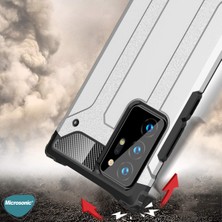 Microsonic Samsung Galaxy Note 20 Ultra Kılıf Rugged Armor Siyah