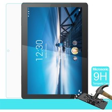 Microsonic Lenovo Tab M10 TB-X605F 10.1" (ZA480027TR) Tempered Glass Ekran Koruyucu Şeffaf