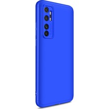 Microsonic Xiaomi Mi Note 10 Lite Kılıf Double Dip 360 Protective Mavi