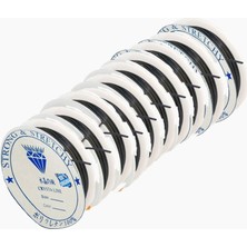 Akses Dünya Esnek Siyah Misina Lastik İp Toptan 10 Rulo