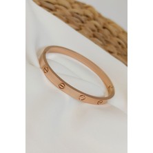 X-lady Accessories Çelik Kelepçe Bileklik Rose