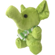 Stuffed Toys Sevimli Peluş Fil Yeşil 20 cm