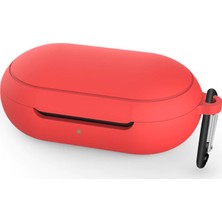 Microsonic Samsung Galaxy Buds Mat Silikon Kılıf Kırmızı