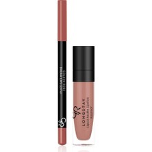 Golden Rose Matte Lip Kit - Warm Nude - Likit Mat Ruj & Dudak Kalemi - 8691190433406