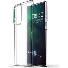 Tekno Grup Samsung Galaxy Note 20 Ultra Kılıf Lüx Silikon Kılıf + Tam Kaplayan 6D Polymer Nano Ekran Koruyucu Şeffaf