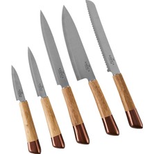 Karaca Maple Rosegold 6 Parça Bıçak Seti