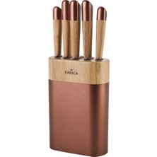 Karaca Maple Rosegold 6 Parça Bıçak Seti