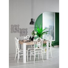 Mobetto Grande / Keops Mutfak Masa Takımı - Beyaz