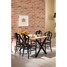 Mobetto Maxima / Carisma Mutfak Masa Takımı - Siyah