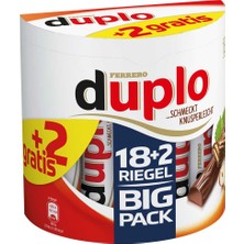 Ferrero  Duplo Big Pack (18+2) Fındık Kremalı Çikolata  364 g