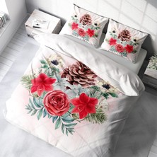 Monohome Cone 3D Pamuk Saten Çift Kişilik Nevresim Takımı