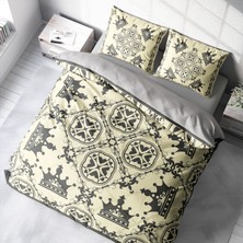 MonoHome King Royal 3D Pamuk Saten Çift Kişilik Nevresim Takımı