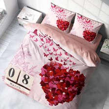 MonoHome Woman Day 3D Pamuk Saten Çift Kişilik Nevresim Takımı