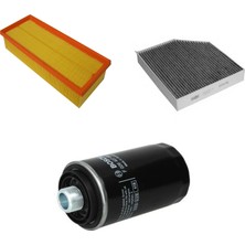 Bosch Filtre Bakım Seti Audi A4 1.8 Tgsi 2008-2013 Hava + Yağ F.+ Polen Bosch