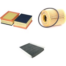 Bosch Filtre Bakım Seti Peugeot 307 1.6 Benzinli Hava + Yağ F.+ Polen Sardes