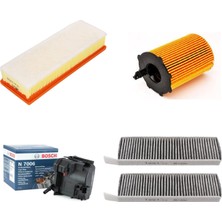 Bosch Filtre Bakım Seti Peugeot 3008 5008 1.6 Hdı 110 Bg Hava + Yağ F.+ Yakıt Filtre + Polen Sardes