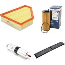 Bosch Filtre Bakım Seti Bmw X1 20 D Xdrive E84 2010-2015 Dizel Hava + Yağ F.+ Yakıt Filtre + Polen Sardes