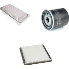 Bosch Filtre Bakım Seti Toyota Yaris 1.3 1.33 1999-2006 Benzinli Hava + Yağ F.+ Polen Bosch