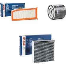 Bosch Filtre Bakım Seti Renault Captur 1.5 Dci Dizel 90 Bg Hava + Yağ F.+ Polen Sardes