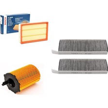 Bosch Filtre Bakım Seti Peugeot 3008 5008 1.6 Hdı 112-115 Bg Hava + Yağ F.+ Polen Sardes