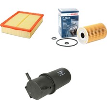 Bosch Filtre Bakım Seti Volkswagen Amarok 2.0 Dizel Hava + Yağ F.+ Yakıt Filtre Bosch