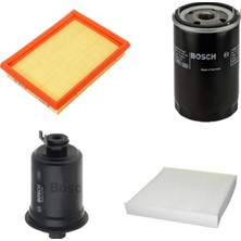 Bosch Filtre Bakım Seti Honda Cıvıc 1.4 1996-2001 Benzinli Hava + Yağ F.+ Yakıt Filtre + Polen Bosch