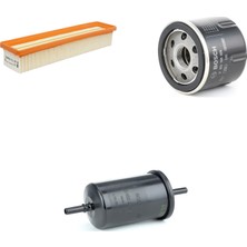 Bosch Filtre Bakım Seti Renault Symbol Iıı 1.2 16V Benzinli Hava + Yağ F.+ Yakıt Filtre Bosch