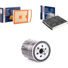 Bosch Filtre Bakım Seti Seat Ibiza V Toledo 1.4 Tdi Dizel 2015+ Hava + Yağ F.+ Polen Bosch