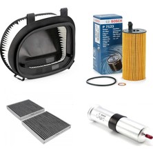 Bosch Filtre Bakım Seti Bmw X3 20 D 2011-2013 184 Beygir Hava + Yağ F.+ Yakıt Filtre + Polen Bosch