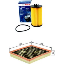Bosch Filtre Bakım Seti Chevrolet Cruze 1.6 Benzinli Hava + Yağ Filtre