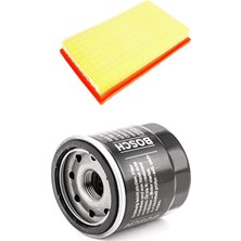 Bosch Filtre Bakım Seti Nissan Primera P12 1.6 Benzinli Hava + Yağ Filtre