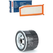 Bosch Filtre Bakım Seti Dacia Duster 1.5 Dcı 110 Beygir Dizel Hava + Yağ Filtre