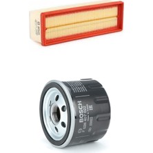 Bosch Filtre Bakım Seti Dacia Duster 1.5 Dcı 90 Beygir Dizel Hava + Yağ Filtre