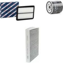 Bosch Filtre Bakım Seti Nissan Qashqai 1.5 Dci Dizel 2014 - 2015 Hava + Yağ F.+ Polen Sardes