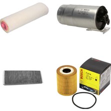 Bosch Filtre Bakım Seti Bmw X5 E53 3.0 D 2001-2003 184 Beygir Hava + Yağ F.+ Yakıt Filtre + Polen Bosch