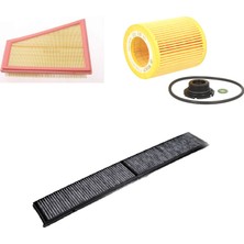 Bosch Filtre Bakım Seti Bmw X1 16 I E84 Sdrive 2016-2018 Benzinli Hava + Yağ F.+ Polen Sardes