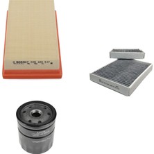 Bosch Filtre Bakım Seti Citroen C3 1.2 Thp 110 2016+ Benzinli Hava + Yağ F.+ Polen Sardes