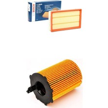 Bosch Filtre Bakım Seti Citroen C4 Cactus 1.6 Hdı Dizel Hava + Yağ Filtre