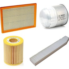 Bosch Filtre Bakım Seti Grand Cherokee Iıı Wh, Wk 3.0 Crd 2005-2010 Hava + Yağ F.+ Yakıt Filtre + Polen Sardes