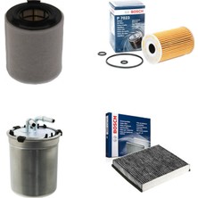 Bosch Filtre Bakım Seti Volkswagen Polo 1.2 Tdı 2011-2014 Dizel Hava + Yağ F.+ Yakıt Filtre + Polen Sardes
